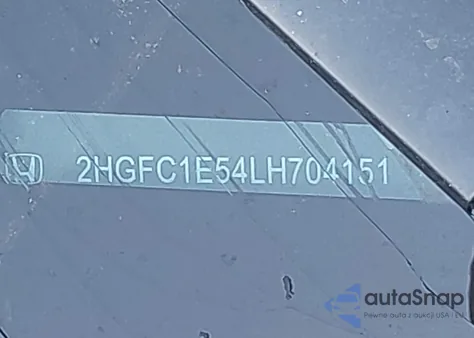 2020 Honda Civic Si Sedan z USA, uszkodzony, nr VIN 2HGFC1E54LH704151
